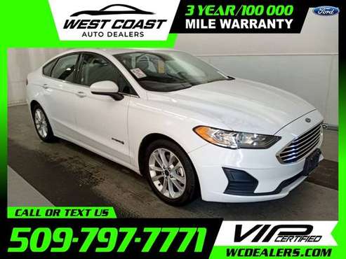 2019 Ford Fusion Hybrid SE - - by dealer - vehicle for sale in Moses Lake, WA