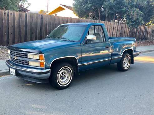 1992 Chevy stepside C1500 Vary Low Miles 59k 1owner truck like new for sale in Dublin, CA