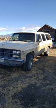 1989 Suburban - cars & trucks - by owner - vehicle automotive sale for sale in Townsend, MT