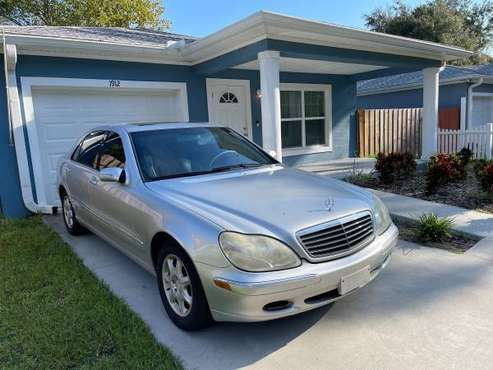 02 Mercedes s430 v8 black leather 124, 000 miles cold ac 4 new tries for sale in Ocala, FL