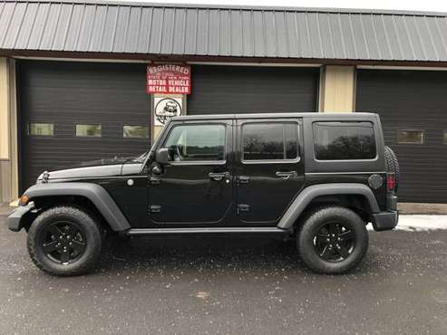 2016 Jeep Wrangler Unlimited Black Bear - - by dealer for sale in Rushville, NY
