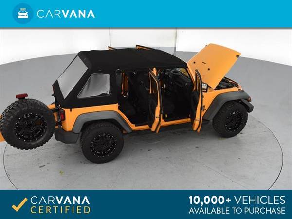 2012 Jeep Wrangler Unlimited Sport SUV 4D suv YELLOW - FINANCE ONLINE for sale in Carrollton, TX – photo 14