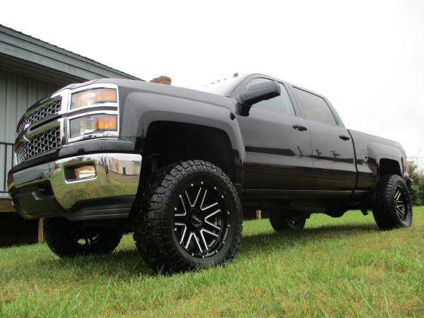 6" LIFTED 2014 CHEVY SILVERADO LT 4X4 CREW 20X10 NEW 35X12.50* CHE@P!! for sale in KERNERSVILLE, NC – photo 10
