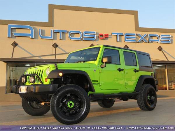 2013 JEEP WRANGLER UNLIMITED/4X4/CLEAN CARFAX/ BLUETOOTH/WE... for sale in Tyler, TX