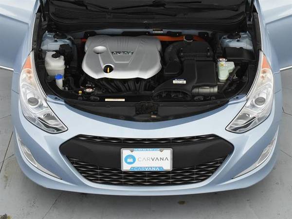 2012 Hyundai Sonata Hybrid Sedan 4D sedan Blue - FINANCE ONLINE for sale in TAMPA, FL – photo 4