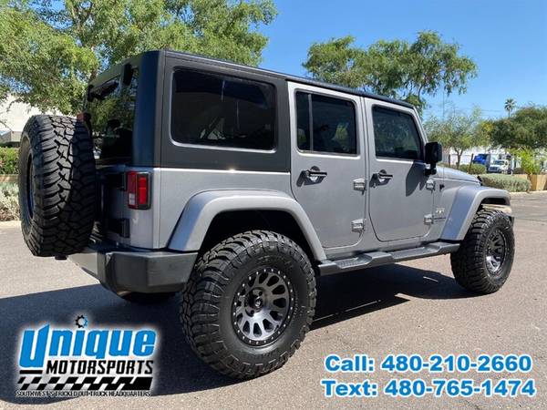 2017 JEEP WRANGLER UNLIMITED SAHARA 4WD 4DR UNIQUE TRUCKS - cars & for sale in Tempe, TX – photo 6