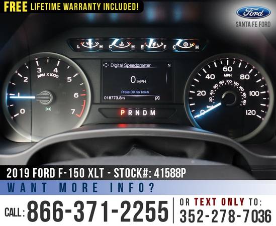 19 Ford F150 XLT Remote Engine Start, Backup Camera - cars for sale in Alachua, FL – photo 16