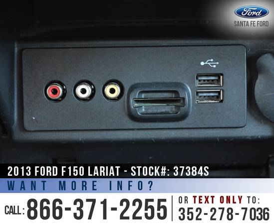 *** 2013 FORD F150 LARIAT *** Leather Seats - SYNC - Flex Fuel for sale in Alachua, FL – photo 17