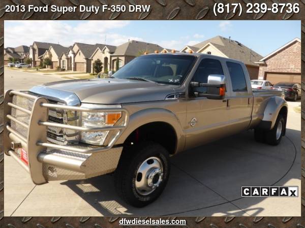 2013 Ford F 350 DRW 4WD Crew Cab Lariat DIESEL 100K MILES... for sale in Lewisville, TX – photo 4