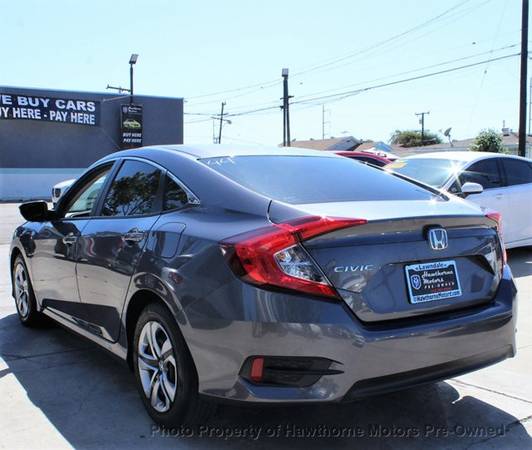 2016 Honda Civic Sedan 4dr CVT LX with for sale in Lawndale, CA – photo 5