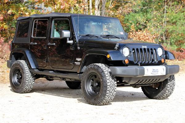 * 2010 JEEP WRANGLER SAHARA UNLIMITED 4X4 * 94k Auto Lifted Clean Fax for sale in Hampstead, ME – photo 6