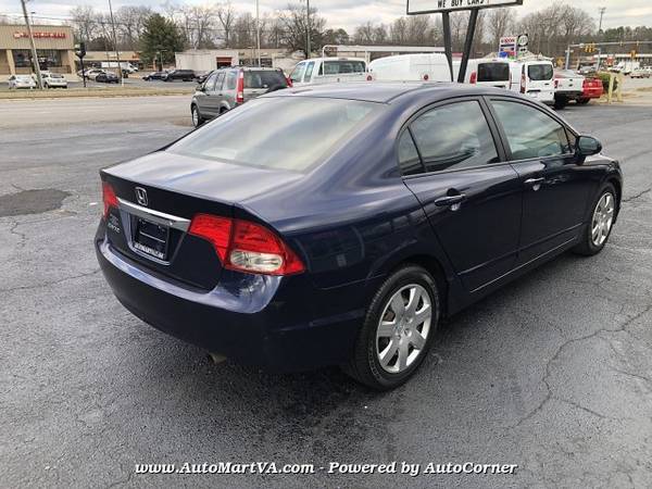 2009 HONDA CIVIC LX 4D SEDAN - - by dealer - vehicle for sale in North Chesterfield, VA – photo 6