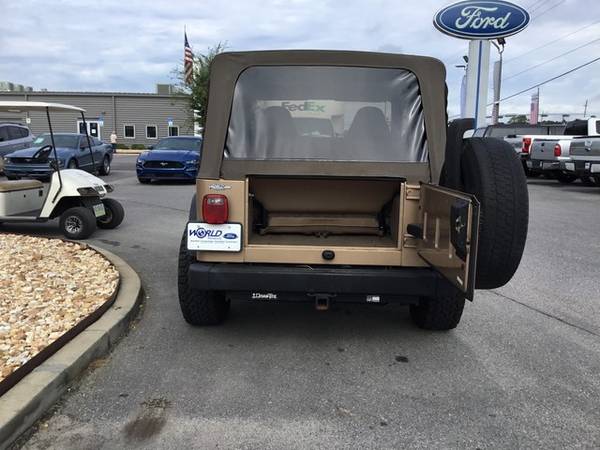1999 Jeep Wrangler Desert Sand Pearl WOW... GREAT DEAL! for sale in Pensacola, FL – photo 8