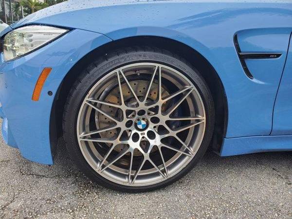 2017 BMW M4 convertible Base - Yas Marina Blue Metallic for sale in Pompano Beach, FL – photo 4