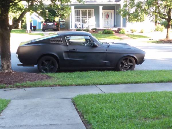 67/68 mustang body on 2007 chassis for sale in Raleigh, NC