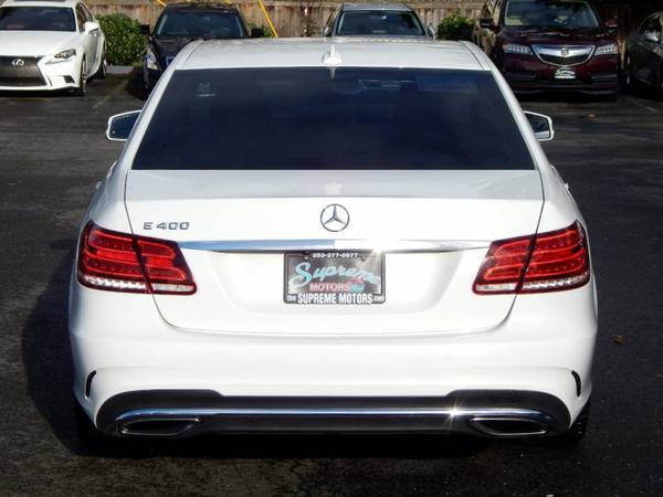 White on Black 2015 Mercedes-Benz E-Class E400 AMG Sport - cars & for sale in Auburn, OR – photo 6