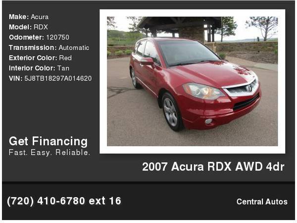 2007 Acura RDX AWD 4dr for sale in Pueblo, CO