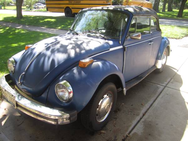 1977 Super Beetle VW Convertible for sale in Westmont, IL – photo 4