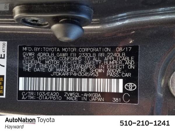 2017 Toyota Prius Prime Premium SKU:H3045953 Hatchback for sale in Hayward, CA – photo 24