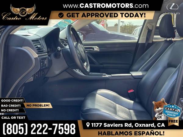 2015 Lexus CT 200h 200 h 200-h BaseHatchback for only 320/mo! for sale in Oxnard, CA – photo 4
