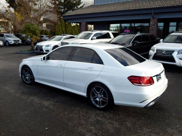 White on Black 2015 Mercedes-Benz E-Class E400 AMG Sport - cars & for sale in Auburn, OR – photo 24