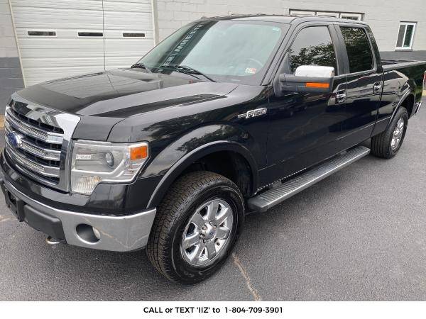 2013 *FORD F-150* Pickup LARIAT SUPERCREW 6.5-FT. BED 4WD (Black) -... for sale in Richmond , VA – photo 2