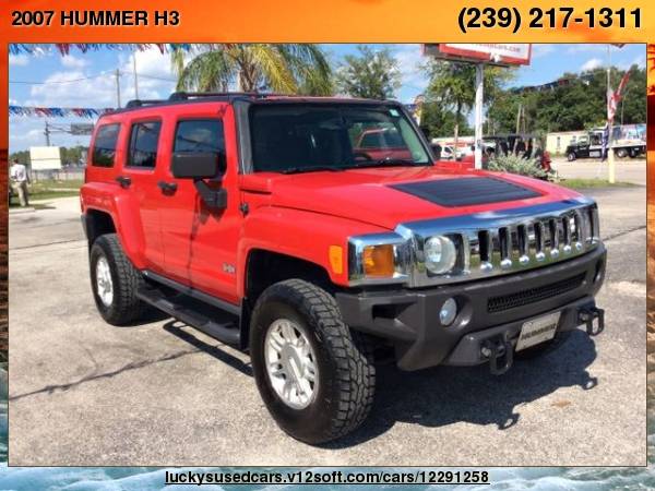 2007 HUMMER H3 Sport Utility 4D Lucky's SW Premier Motors for sale in North Fort Myers, FL – photo 4