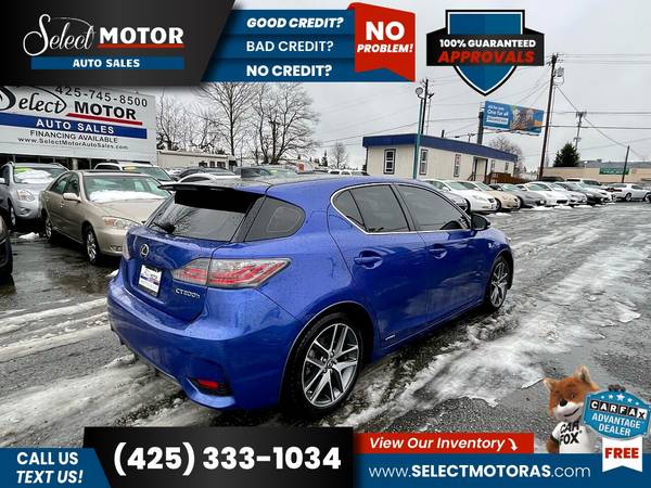 2014 Lexus CT 200h 200 h 200-h BaseHatchback FOR ONLY 379/mo! for sale in Lynnwood, WA – photo 4