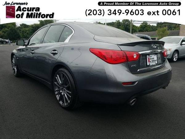 2016 INFINITI Q50 sedan 4dr Sdn 3.0t Red Sport 400 AWD (GRAPHITE... for sale in Milford, CT – photo 5