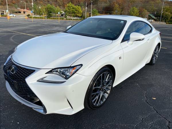 2017 Lexus RC 200t Base 2dr Coupe coupe White - cars & trucks - by... for sale in Fayetteville, AR – photo 2
