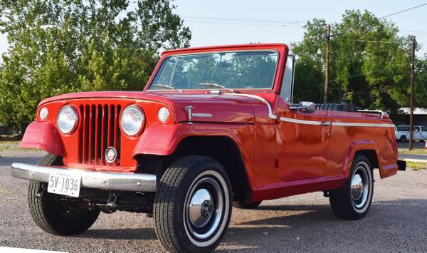 1967 Jeep 4 x 4 Jeepster Convertible, Auto for sale in Pilot Point, TX