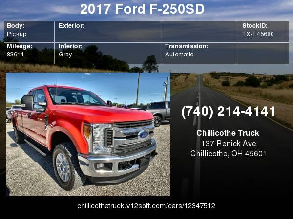 2017 Ford F-250SD XLT for sale in Chillicothe, OH – photo 24