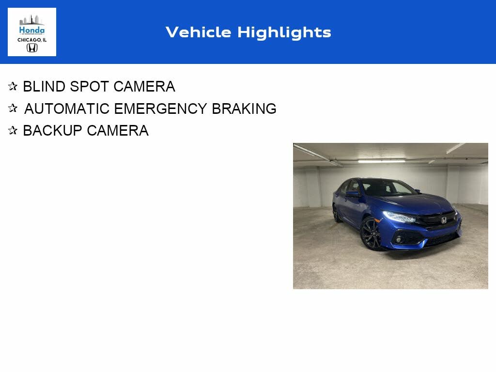 2017 Honda Civic Hatchback Sport Touring for sale in Chicago, IL – photo 4