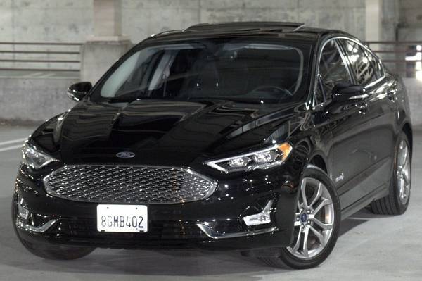 2019 Ford Fusion Hybrid Titanium*sunroof*LOADED* with Front And Rear... for sale in Santa Clara, CA