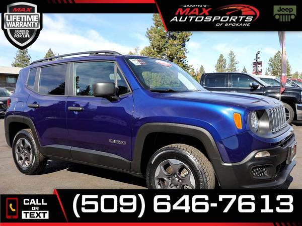 $284/mo - 2018 Jeep Renegade Sport 4x4 - LIFETIME WARRANTY! - cars &... for sale in Spokane, WA – photo 5