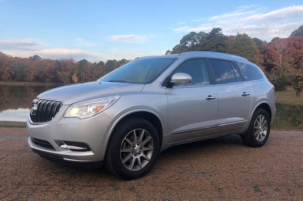 2014 Buick Enclave Silver Leather 2nd Row Buckets SUV**CLEAN... for sale in Heber Springs, AR – photo 24