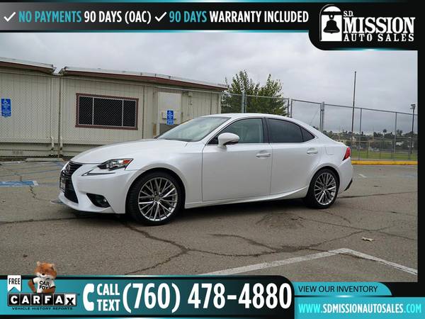 2016 Lexus IS 200t 200 t 200-t FOR ONLY 457/mo! for sale in Vista, CA – photo 6