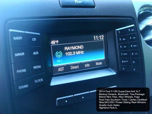 2014 Ford F-150 XLT SuperCrew F150 4x4 Crew Cab Backup Camera Bluetoot for sale in Highland Park, IN – photo 7