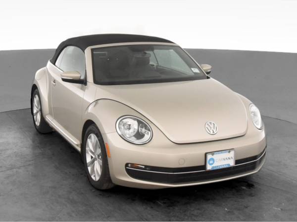 2013 VW Volkswagen Beetle TDI Convertible 2D Convertible Beige - -... for sale in South Bend, IN – photo 16