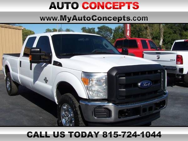 2014 FORD F-350 SD CREW CAB 4X4 LONG BED 6.7L DIESEL TRUCK RUST FREE for sale in Joliet, IL