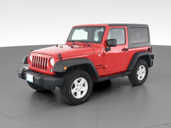 2014 Jeep Wrangler Sport S Sport Utility 2D suv Red - FINANCE ONLINE... for sale in Ronkonkoma, NY – photo 3