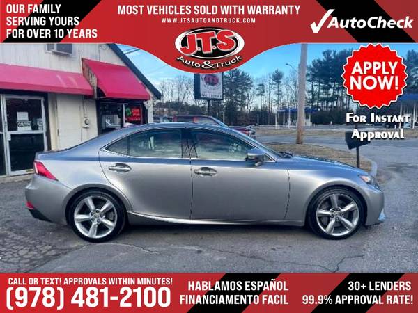 270/mo - 2014 Lexus IS 350 Sdn AWD - - by dealer for sale in Plaistow, NH