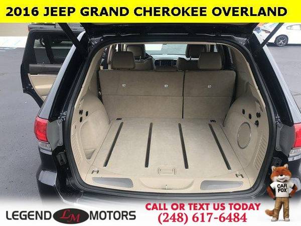 2016 Jeep Grand Cherokee Overland for sale in Waterford, MI – photo 13