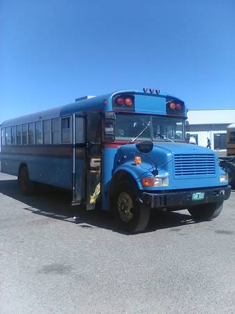 Converted Skoolie Blue Bird School Bus for sale in Walsenburg, CO – photo 3