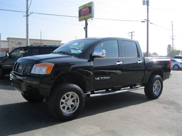Lifted 2008 Nissan Titan Crew Cab! Very Sharp! - - by for sale in Norco, CA – photo 2