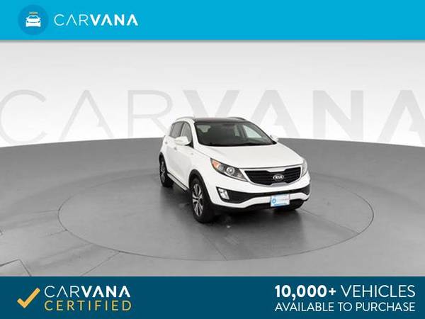 2013 Kia Sportage EX Sport Utility 4D suv White - FINANCE ONLINE for sale in Indianapolis, IN