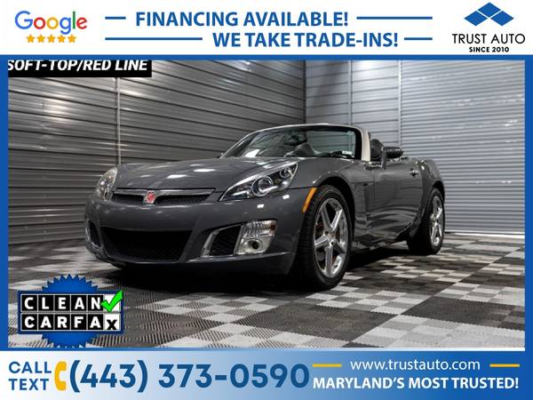 2008 Saturn Sky Red Line Soft-Top Convertible Sport Coupe - cars & for sale in Sykesville, MD