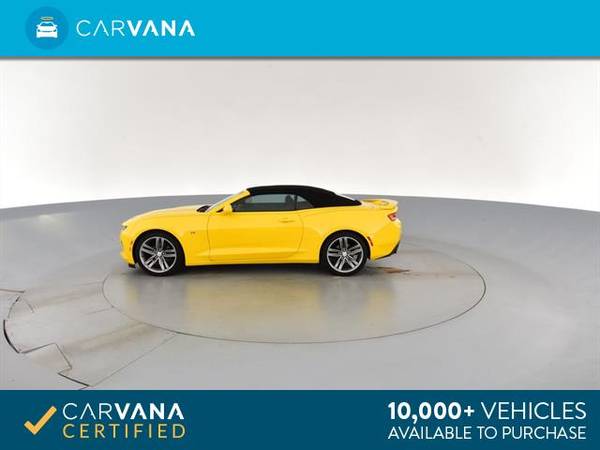 2017 Chevy Chevrolet Camaro LT Convertible 2D Convertible Yellow - for sale in Atlanta, VA – photo 7