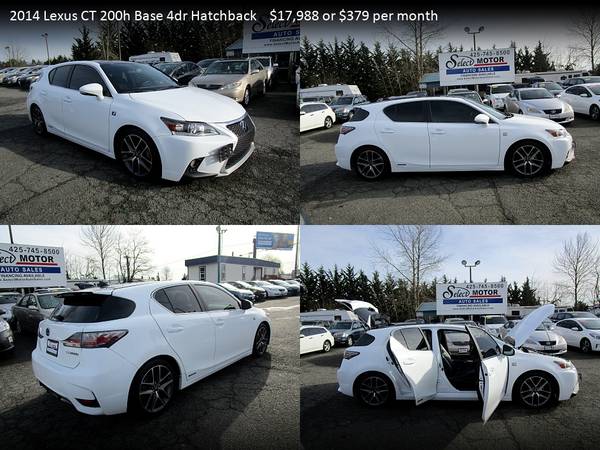 2014 Lexus CT 200h 200 h 200-h BaseHatchback FOR ONLY 379/mo! for sale in Lynnwood, WA – photo 17