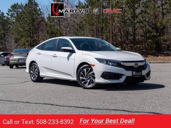 2017 Honda Civic Sedan EX Monthly Payment of - - by for sale in Kingston, MA